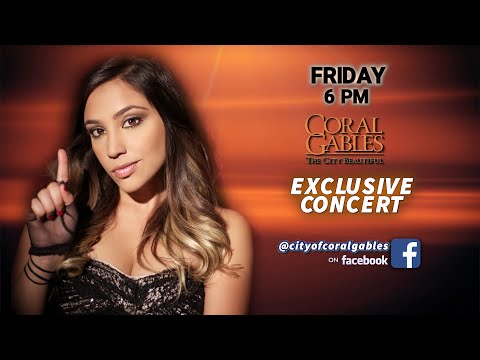 Grammy nominated Leslie Cartaya in an exclusive digital concert for the City of Coral Gables