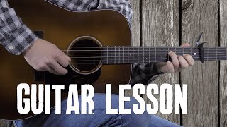 &quot;Sunny Side of the Mountain&quot; - Flatpicking Guitar Solo Lesson with TAB