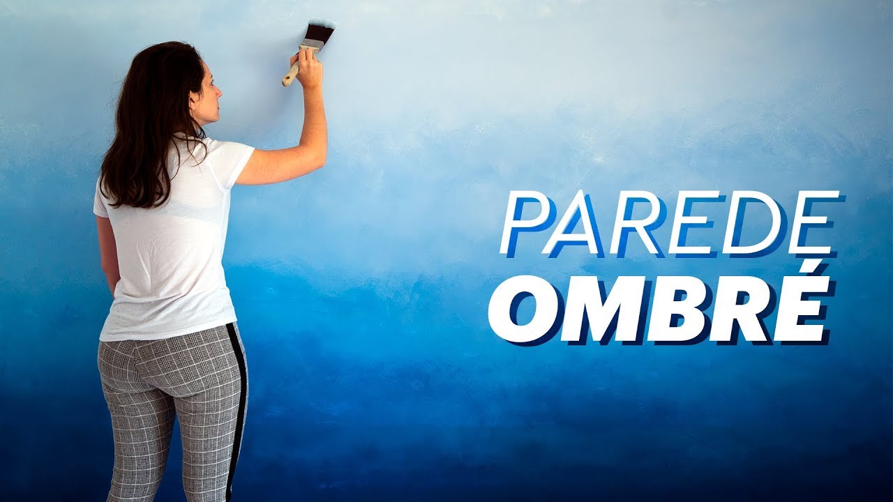 APRENDA A PINTAR PAREDE COM EFEITO OMBRÉ / DEGRADÉ