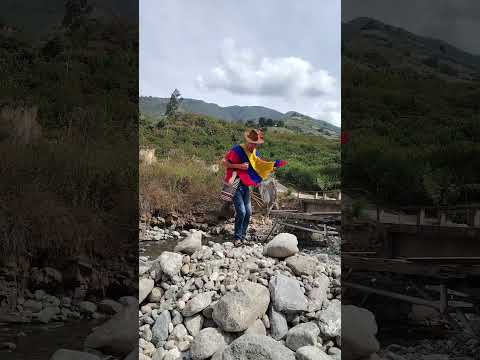 bailando carranga en las ruinas de puente real chitaga norte de Santander #chitaga #baile