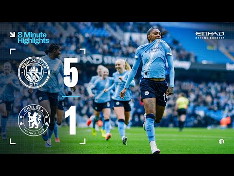 Extended Highlights | Man City 5-1 Chelsea | Huge WSL win at the Etihad!