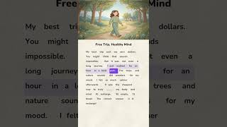 Free Trip, Healthy Mind | English Shadowing Practice