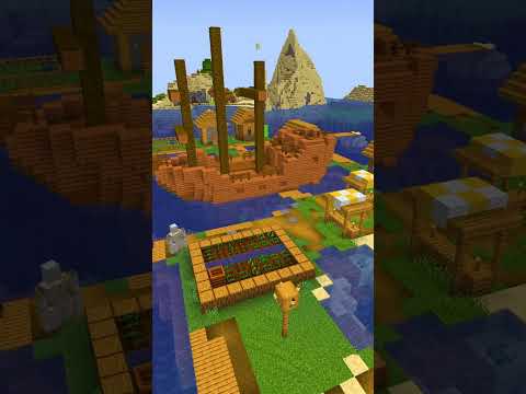 ¡Descubre la aldea pirata en Minecraft!
