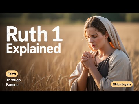 Ruth Chapter 1 Explained (Faith Through Famine and Loss)