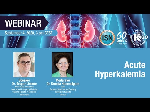KDIGO-ISN Webinar on Acute Hyperkalemia