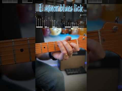E Minor Blues Guitar Lick by Guitarmy #guitar #bluesguitar #guitarist
