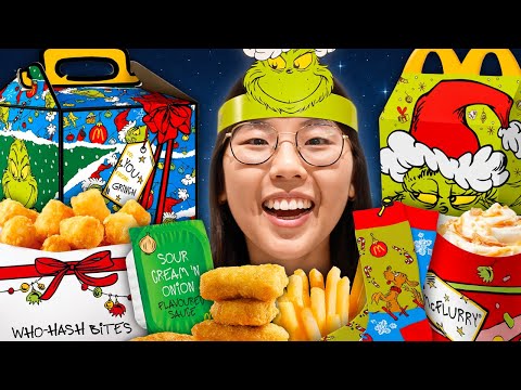 McDonald's NEUES Grinch-Menü 2025 + Happy Meal 🎄