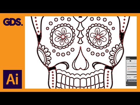 Tracing a hand drawn sketch & Converting to vector artwork Ep15/19 [Adobe Illustrator for Beginners] Video