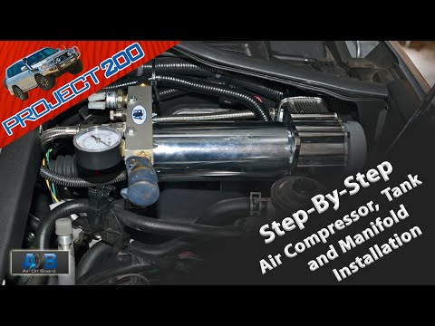 Land Cruiser 200: AOB Air Compressor Kit install