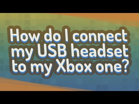 YouTube video about: Can you connect usb headset to xbox one?