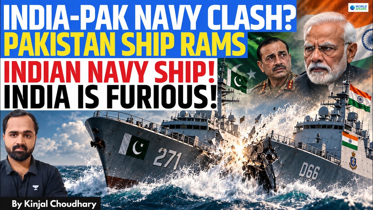 PAKISTAN NAVY RAMS INDIAN WARSHIP | Hid During Op Sindoor, Now Has Chinese Hangor AIP Subs | Kinjal
