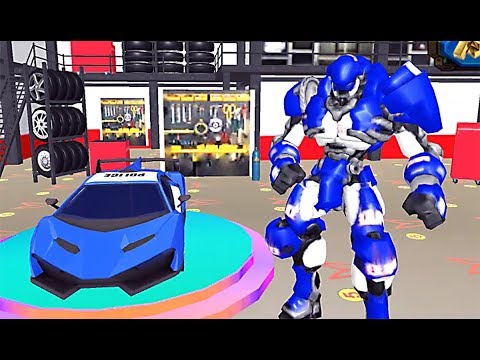 US Robot Police Car Transforming 19 - Level 5