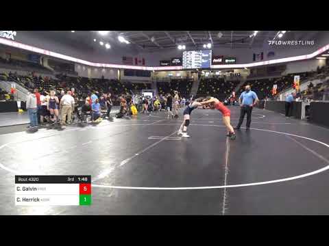 117 Lbs Consolation - Cameron Galvin, Freedom High School Wrestling Vs Chloe Herrick, Kobra Kai Tr