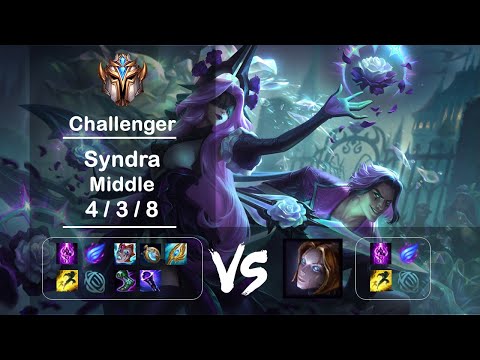 [4K] KR Challenger Middle Syndra vs Orianna Ep.1643