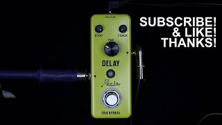 Video thumbnail for DELAY Rowin  - 300 Series pedal demo by Berger