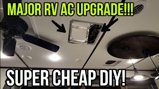 Major RV Air Conditioner Upgrade and Improvement for under $35!只需不到 35 美元即可对房车空调进行重大升级和改进！