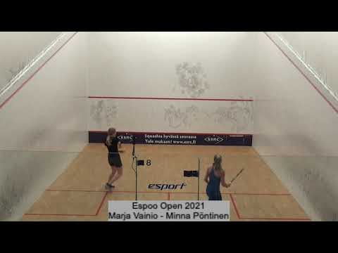 EspooOpen21: Minna Pontinen LahtiSq -  Marja Vainio ESRC