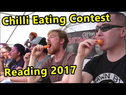 Chilli Eating Contest | Reading Chili Festival | Saturday June 2017 Video