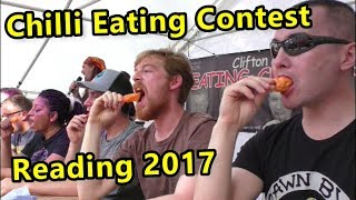 This weekends Chilli Eating Contest at Reading Chilli Festival!