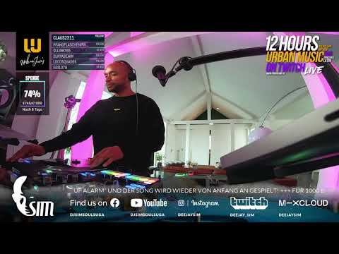 DJ SIM Solo - 12 HOURS STREAM #hiphop #rnb ( instagram.com/deejaysim & mixcloud.com/deejaysim )