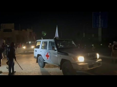 Red Cross convoy carrying released Thai and Israeli hostages crosses Rafah border to Egypt | AFP