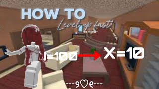 tips & tricks to level up fast or tips to survive!(murder mystery 2)
