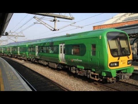 Irish Rail Commuter class 29000 DMU Passing Kilcoole Onboard footage