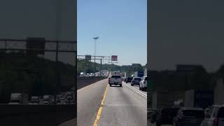 I almost crash this car. Atlanta Georgia traffic today. #travel #roadtrip #road #traffic #usa #atl