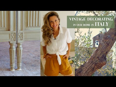 RENOVATING A RUIN: Interior Design, Vintage Furniture, Family Life in Italy, Gardening (Ep65)