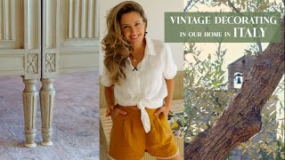 RENOVATING A RUIN: Interior Design, Vintage Furniture, Family Life in Italy, Gardening (Ep65)