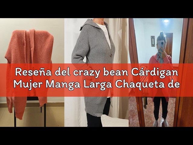 Vídeo relacionado con crazy bean Conjunto Deportivo Mujer Invierno Chándales Chandal Mujer Completo Casual Completo Manga Larga 2 Piezas Suave Top Manga Larga Pantalón Pata Ancha para Fitness Jogging Marrón Café S