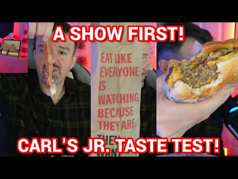 1st Time EVER At Carl's Jr.! DSP Tries It Ep. 247 - Carl's Jr. Cali XL, Bacon Swiss Chicken & Sides!