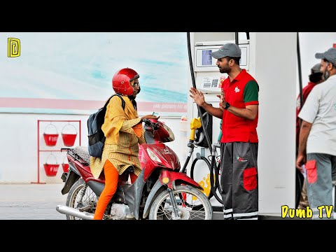Petrol Pump Boy Giving Free Petrol