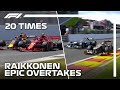 20 Times Kimi Raikkonen Pulled Off An Epic Overtake