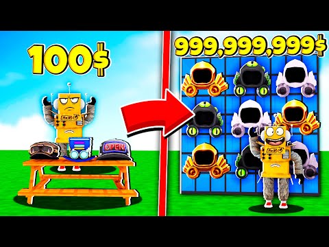 САМЫЙ КРУТОЙ МАГАЗИН в МИРЕ за 999,999,999$! ПОСТРОИЛ за 5 МИНУТ в ROBLOX