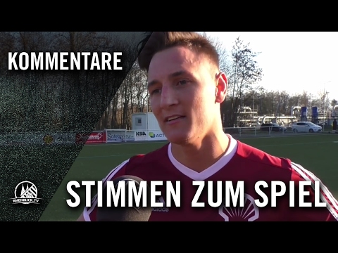 Die Stimmen zum Spiel (Rot-Gelb Wesseling - SV Blau-Weiss Kerpen, Kreisliga A, Staffel 1, Kr. Köln)