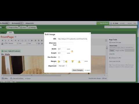 How to add a picture to pbworks