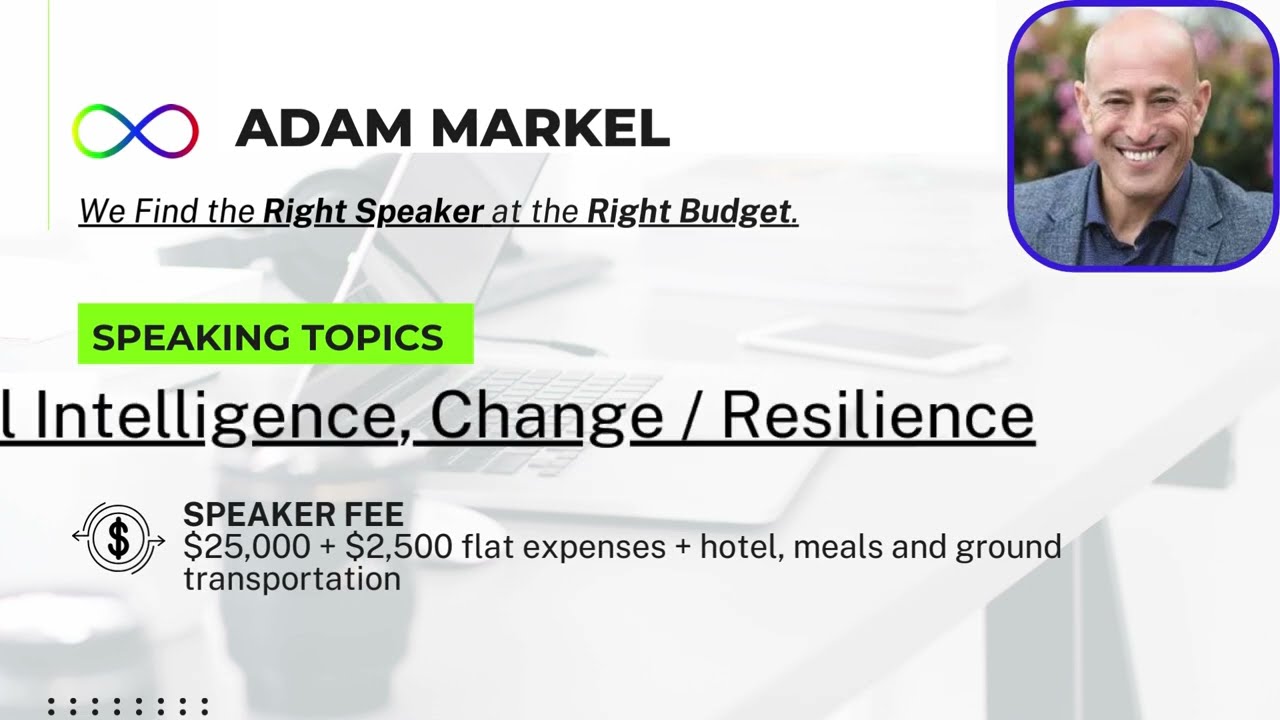 Adam Markel: Artificial Intelligence Keynote Speaker