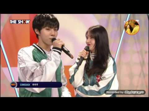 161115 SBS The Show Somi+Wooshin MC cut
