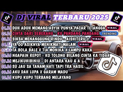 DJ TIKTOK TERBARU 2025-🎵DJ ADUH MEMANG ASIK PUNYA PACAR TETANGGA🎵DJ CINTA DARI SEBERANG FULL ALBUM