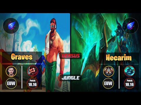 Selfmade GRAVES (Jungle) [Phase Rush] VS HECARIM - Challenger EUW Patch 10.16