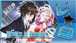 [V★B] Write it Down MEP