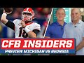 College Football Insiders Preview No. 2 Michigan vs No. 4 Georgia | CFP Semifinals | CBS Sports HQ