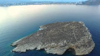 Phantom 3 pro drone isla de Benidorm
