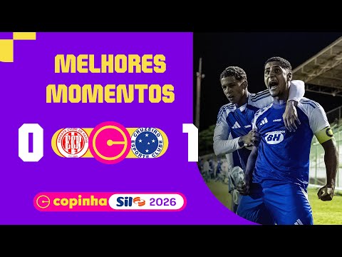 PATOS-PB 0 X 1 CRUZEIRO-MG | MELHORES MOMENTOS | 2ª RODADA | COPINHA SIL 2026