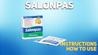 Salonpas patch (Lidocaine) how to use: To help red