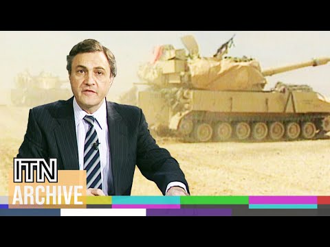 Operation Desert Storm | Ground War Begins | Gulf War News Coverage (1991)