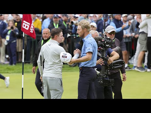 2022 U.S. Open, 72nd Hole: Matt Fitzpatrick's Bunker Shot (Original Telecast)
