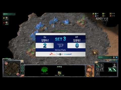 SPL [02.18] effOrt(CJ) vs Action(KT) 3SET / Akilon Flats - Starcraft 2,esportstv