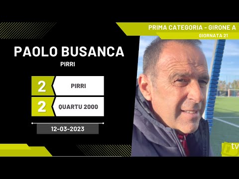 Paolo Busanca allenatore Pirri 12-03-2023 - Diario Sportivo